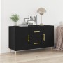 Consola Negra de Roble 100x36x60 cm en Madera Ingeniería de , Aparadores - Ref: Foro24-862957, Precio: 117,78 €, Descuento: %