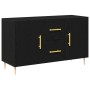 Consola Negra de Roble 100x36x60 cm en Madera Ingeniería de , Aparadores - Ref: Foro24-862957, Precio: 117,78 €, Descuento: %