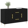 Consola Negra de Roble 100x36x60 cm en Madera Ingeniería de , Aparadores - Ref: Foro24-862957, Precio: 117,78 €, Descuento: %
