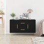 Consola Negra de Roble 100x36x60 cm en Madera Ingeniería de , Aparadores - Ref: Foro24-862957, Precio: 117,78 €, Descuento: %