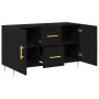 Consola Negra de Roble 100x36x60 cm en Madera Ingeniería de , Aparadores - Ref: Foro24-862957, Precio: 117,78 €, Descuento: %