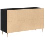 Consola Negra de Roble 100x36x60 cm en Madera Ingeniería de , Aparadores - Ref: Foro24-862957, Precio: 117,78 €, Descuento: %