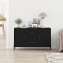 Aparador Negro de Roble 100x36x60 cm Madera de Ingeniería | Foro24.es | Tu tienda online para hogar, jardín y más Foro24.es