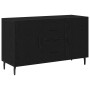 Consola Negra de Roble 100x36x60 cm de Madera de Ingeniería de , Aparadores - Ref: Foro24-862959, Precio: 121,80 €, Descuento...