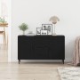 Consola Negra de Roble 100x36x60 cm de Madera de Ingeniería de , Aparadores - Ref: Foro24-862959, Precio: 121,80 €, Descuento...