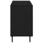 Consola Negra de Roble 100x36x60 cm de Madera de Ingeniería de , Aparadores - Ref: Foro24-862959, Precio: 121,80 €, Descuento...