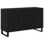 Aparador Negro de Roble 100x36x60 cm Madera Engineered de , Aparadores - Ref: Foro24-862960, Precio: 112,72 €, Descuento: %