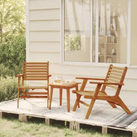 Juego de bistró 3 piezas madera maciza de acacia de vidaXL, Conjuntos de jardín - Ref: Foro24-316253, Precio: 255,47 €, Descu...