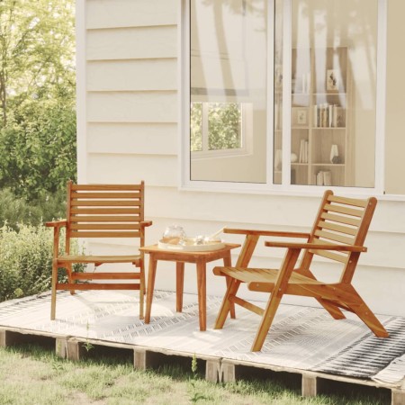 Juego de bistró 3 piezas madera maciza de acacia de vidaXL, Conjuntos de jardín - Ref: Foro24-316253, Precio: 255,47 €, Descu...