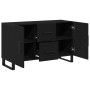 Aparador Negro de Roble 100x36x60 cm Madera Engineered de , Aparadores - Ref: Foro24-862960, Precio: 112,72 €, Descuento: %