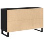 Aparador Negro de Roble 100x36x60 cm Madera Engineered de , Aparadores - Ref: Foro24-862960, Precio: 112,72 €, Descuento: %