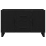 Aparador Negro de Roble 100x36x60 cm Madera Engineered de , Aparadores - Ref: Foro24-862960, Precio: 112,72 €, Descuento: %