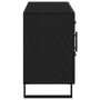 Aparador Negro de Roble 100x36x60 cm Madera Engineered de , Aparadores - Ref: Foro24-862960, Precio: 112,72 €, Descuento: %