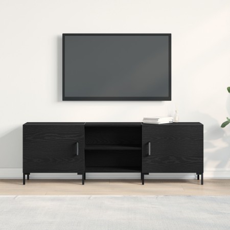 Cabinet de Televisión Negro Roble 150x30x50 cm Madera Elaborada de , Muebles TV - Ref: Foro24-862962, Precio: 122,50 €, Descu...