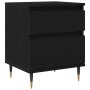 Cabinete de Noche  Negro Roble 40x35x50 cm Madera Elaborada | Foro24.es | Tu tienda online para hogar, jardín y más Foro24.es