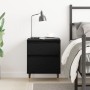 Cabinete de Noche  Negro Roble 40x35x50 cm Madera Elaborada | Foro24.es | Tu tienda online para hogar, jardín y más Foro24.es