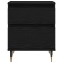 Cabinete de Noche  Negro Roble 40x35x50 cm Madera Elaborada | Foro24.es | Tu tienda online para hogar, jardín y más Foro24.es