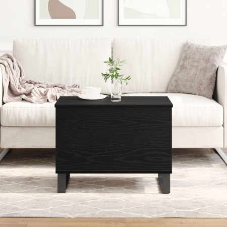 Mesa de Café Elevable Negro Roble 60x44,5x45 cm Madera Elaborada de , Mesas de centro - Ref: Foro24-862967, Precio: 72,98 €, ...