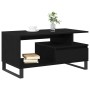 Mesa de Café Negra de Roble 90x49x45 cm de Madera Elaborada de , Mesas de centro - Ref: Foro24-862969, Precio: 99,80 €, Descu...