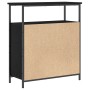 Gabinete de pared Negro Roble 69,5x34x90 cm Madera de ingeniería de , Aparadores - Ref: Foro24-862971, Precio: 87,12 €, Descu...