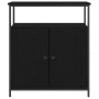 Aparador Negro de Roble 70x30x80 cm de Madera Ingenierizada de , Aparadores - Ref: Foro24-862972, Precio: 79,58 €, Descuento:...