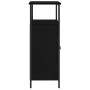 Aparador Negro de Roble 70x30x80 cm de Madera Ingenierizada de , Aparadores - Ref: Foro24-862972, Precio: 79,58 €, Descuento:...