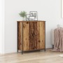 Buffet Madera Antigua 70x30x80 cm Madera Aglomerada y Acero de , Aparadores - Ref: Foro24-862973, Precio: 77,59 €, Descuento: %