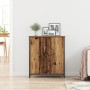 Buffet Madera Antigua 70x30x80 cm Madera Aglomerada y Acero de , Aparadores - Ref: Foro24-862973, Precio: 77,59 €, Descuento: %