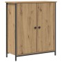 Aparador de Roble Artesanal 70x30x80 cm de Madera Ingenierizada y Acero de , Aparadores - Ref: Foro24-862974, Precio: 77,59 €...