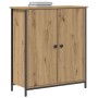 Aparador de Roble Artesanal 70x30x80 cm de Madera Ingenierizada y Acero de , Aparadores - Ref: Foro24-862974, Precio: 77,59 €...