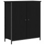 Aparador Roble Negro 70x30x80 cm Madera Ingenierizada y Acero de , Aparadores - Ref: Foro24-862975, Precio: 80,57 €, Descuent...
