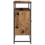 Consola de Madera Vieja 100x35x80 cm Madera Compuesta y Acero de , Aparadores - Ref: Foro24-862976, Precio: 108,20 €, Descuen...