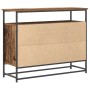 Consola de Madera Vieja 100x35x80 cm Madera Compuesta y Acero de , Aparadores - Ref: Foro24-862976, Precio: 108,20 €, Descuen...