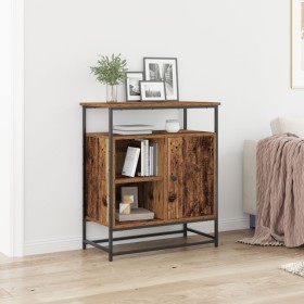 Aparador de Madera Vieja 69x35x80 cm de Madera Ingenierizada y Acero de , Aparadores - Ref: Foro24-862979, Precio: 81,38 €, D...
