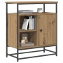 Aparador Artisan Roble 69x35x80 cm Madera y Acero de , Aparadores - Ref: Foro24-862980, Precio: 81,38 €, Descuento: %