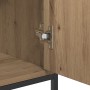 Aparador Artisan Roble 69x35x80 cm Madera y Acero de , Aparadores - Ref: Foro24-862980, Precio: 81,38 €, Descuento: %