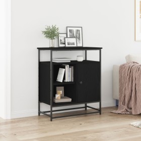 Comprar Aparador Negro Roble 69x35x80 cm Madera