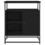 Aparador Negro Roble 69x35x80 cm Madera Elaborada y Acero | Foro24.es | Tu tienda online para hogar, jardín y más Foro24.es