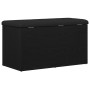 Banco de almacenamiento Negro Roble 80x40x45 cm Madera de Ingeniería de , Bancos para recibidores y almacenamiento - Ref: For...