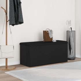 Banco de almacenamiento Negro Roble 100x40x45 cm Madera artificial de , Bancos para recibidores y almacenamiento - Ref: Foro2...