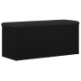 Banco de almacenamiento Negro Roble 100x40x45 cm Madera artificial de , Bancos para recibidores y almacenamiento - Ref: Foro2...
