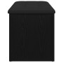 Banco de almacenamiento Negro Roble 100x40x45 cm Madera artificial de , Bancos para recibidores y almacenamiento - Ref: Foro2...