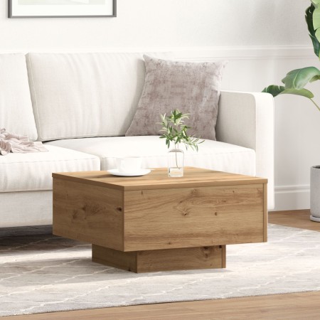 Mesa de café Artisian de roble 55x55x31 cm en madera técnica de , Mesas de centro - Ref: Foro24-862992, Precio: 56,46 €, Desc...