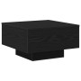 Mesa de café negra de roble 55x55x31 cm, hecha de madera de , Mesas de centro - Ref: Foro24-862993, Precio: 55,10 €, Descuent...