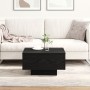 Mesa de café negra de roble 55x55x31 cm, hecha de madera de , Mesas de centro - Ref: Foro24-862993, Precio: 55,10 €, Descuent...