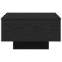 Mesa de café negra de roble 55x55x31 cm, hecha de madera de , Mesas de centro - Ref: Foro24-862993, Precio: 55,10 €, Descuent...