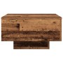 Mesa de Café con Luces LED Madera Vieja 55x55x31 cm de , Mesas de centro - Ref: Foro24-862994, Precio: 65,39 €, Descuento: -5%%