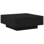 Mesa de Café Negra de Roble 80x80x31 cm de Madera Ingenierizada de , Mesas de centro - Ref: Foro24-862999, Precio: 83,09 €, D...