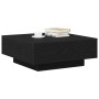 Mesa de Café Negra de Roble 80x80x31 cm de Madera Ingenierizada de , Mesas de centro - Ref: Foro24-862999, Precio: 83,09 €, D...