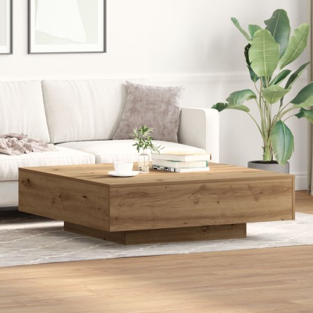 Mesa de café Artisan de 100x100x31 cm en madera de ingeniero color roble de , Mesas de centro - Ref: Foro24-863004, Precio: 1...